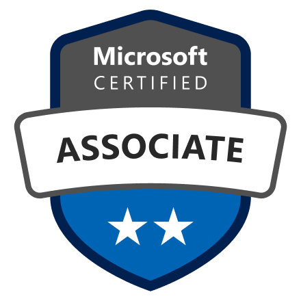 Associate. Microsoft certified
