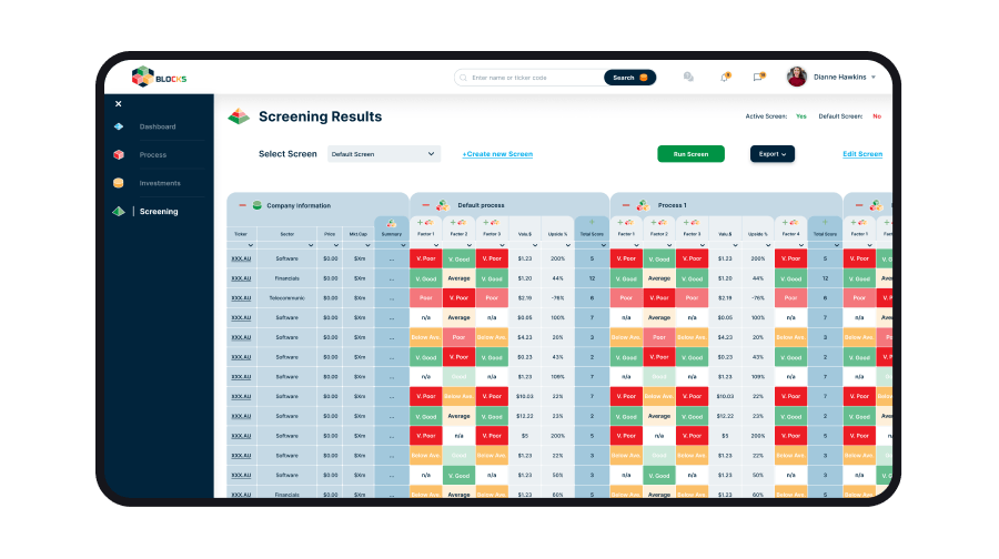 Blocks. MVP for Australian startup